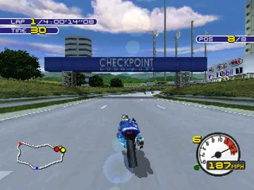 Moto Racer 2 (US) screen shot game playing